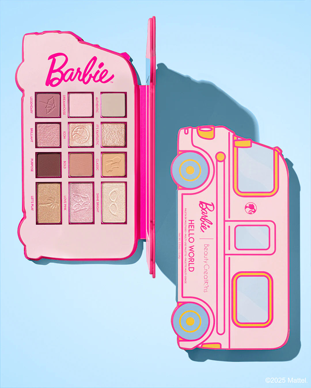 Paleta de rostro Barbie x Beauty Creations