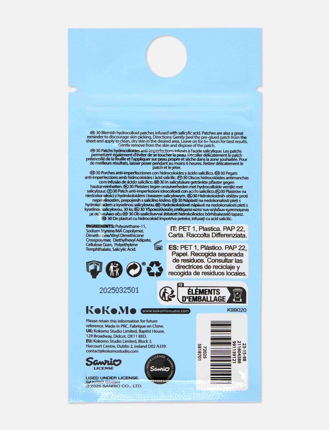 Cinnamoroll Pimple Patches