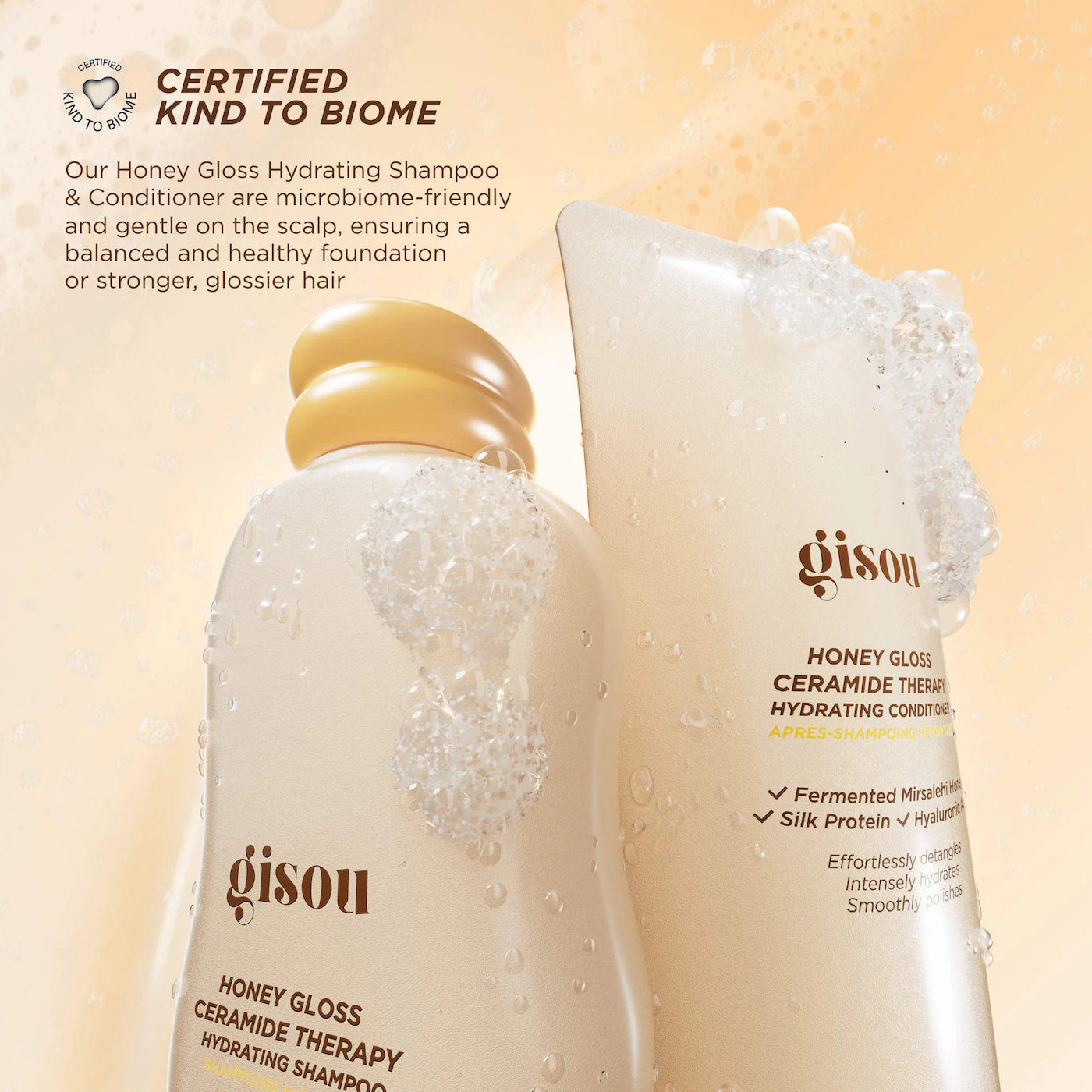 Gisou Honey Gloss Ceramide Therapy Hydrating Conditioner