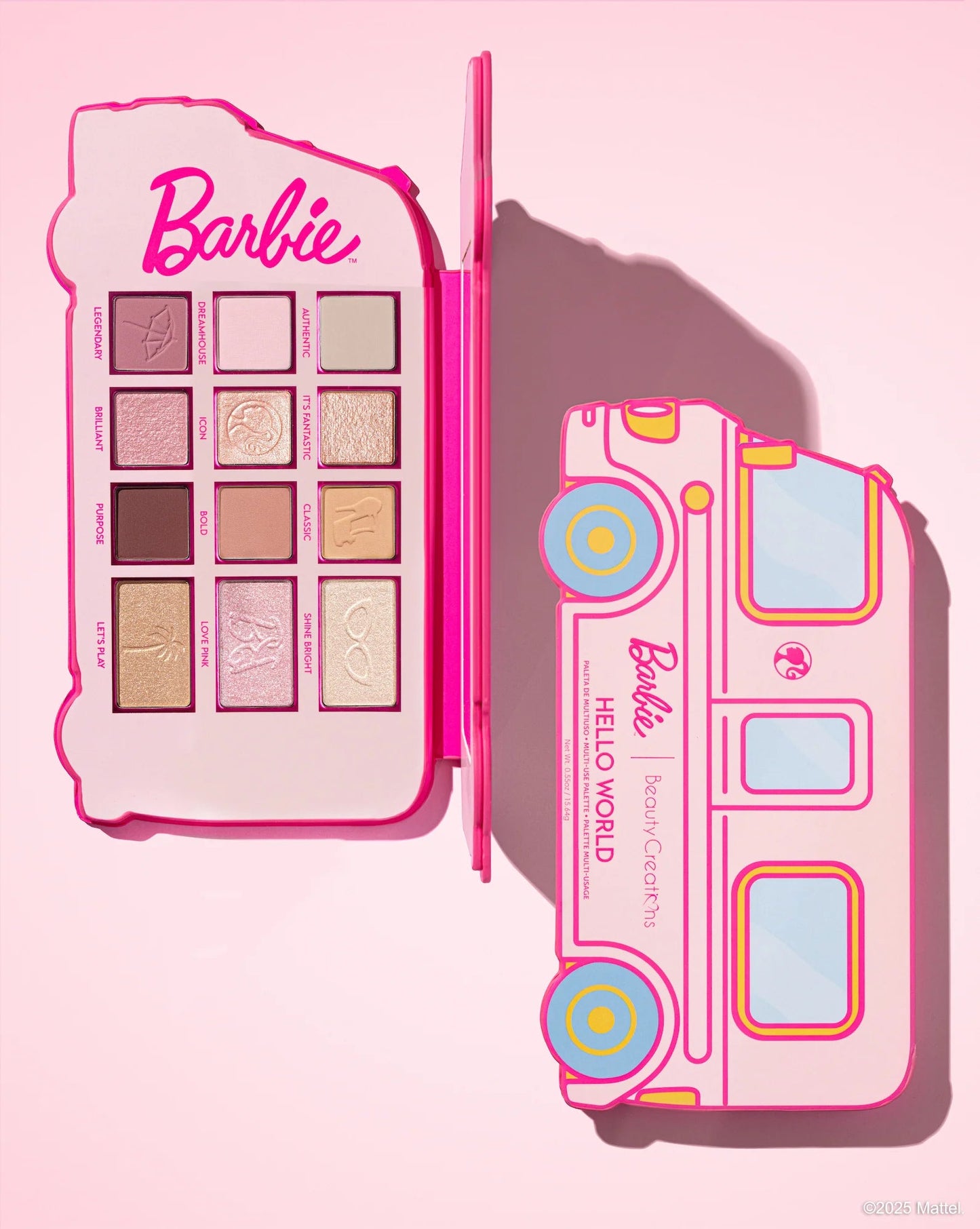 Paleta de rostro Barbie x Beauty Creations