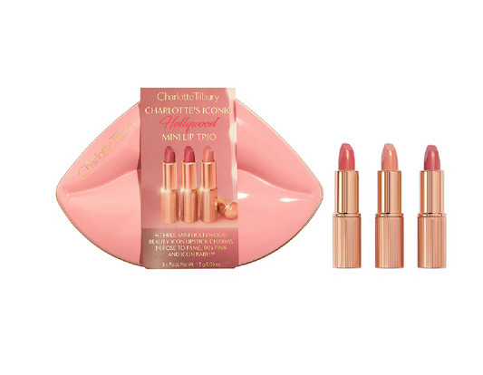 Charlotte Tilbury Hollywood iconic lip trio mini