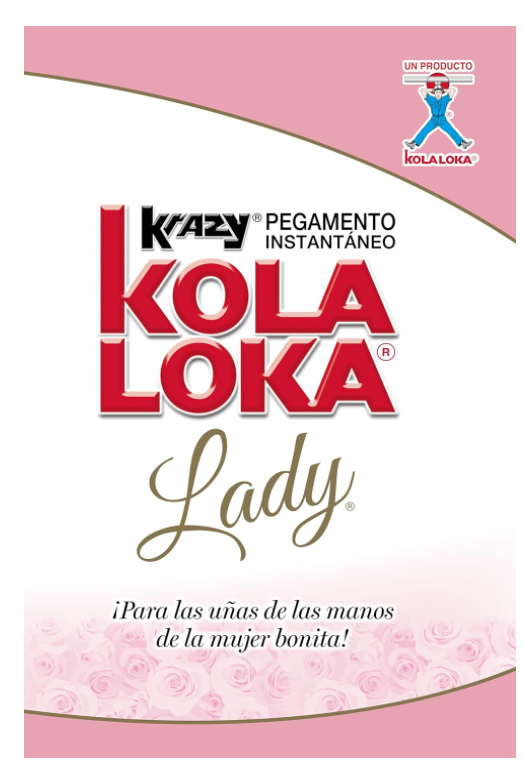 Kola Loka Lady Pegamento Instantáneo para Uñas con Aplicador UV